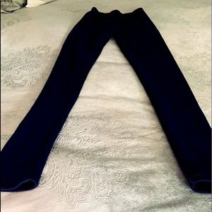 Cozy fleece lined leggings navy
